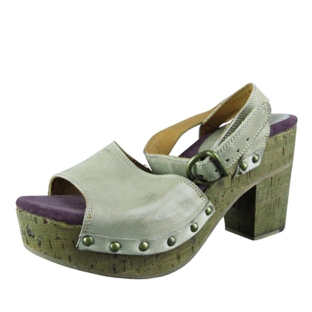 Fiorentini & Baker Women Ankle Strap Sandal Shoes Size 39 Medium Brown Leather